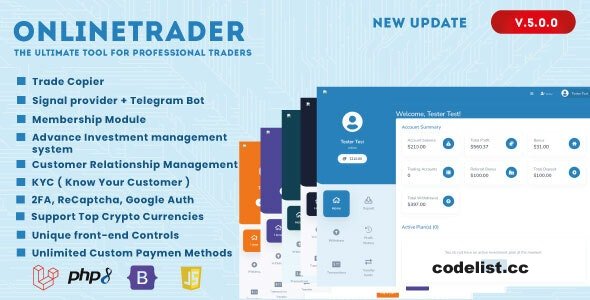 OnlineTrader v5.0.0 - The ultimate tool for professional traders - nulled » Premium Scripts, Plugins & Mobile