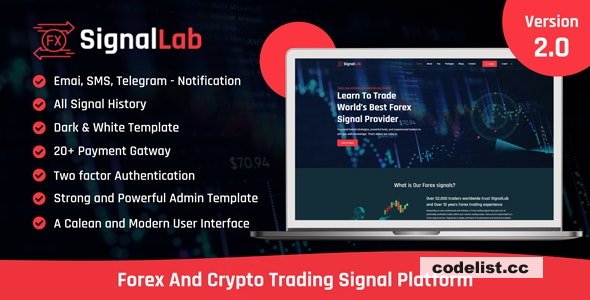 SignalLab v2.0 - Forex And Crypto Trading Signal Platform - nulled » Premium Scripts, Plugins & Mobile