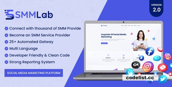 SMMLab v3.3 - Social Media Marketing SMM Platform - nulled » Premium Scripts, Plugins & Mobile