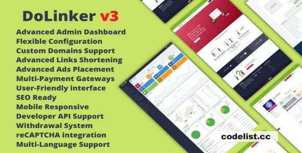 DoLinker v3.1.1 - Ultimate URL Shortener Platform » Premium Scripts, Plugins & Mobile