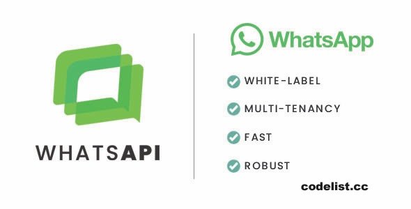 WhatsAPI v1.0 - A multi-purpose WhatsApp API » Premium Scripts, Plugins & Mobile