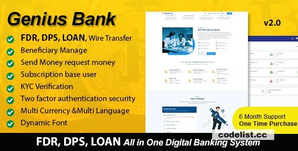 Genius Bank v2.1 - All in One Digital Banking System - nulled » Premium Scripts, Plugins & Mobile