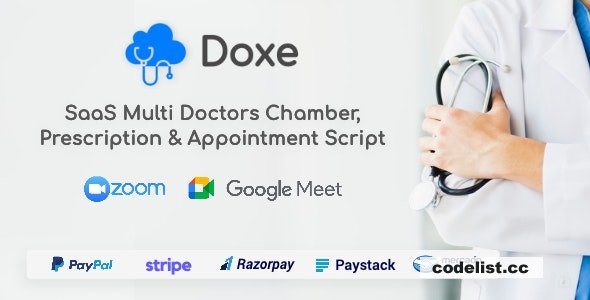 Doxe v1.8 - SaaS Doctors Chamber, Prescription & Appointment Software - nulled » Premium Scripts, Plugins & Mobile
