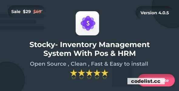 Stocky v4.0.6 - POS with Inventory Management & HRM » Premium Scripts, Plugins & Mobile