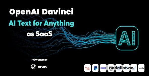 OpenAI Davinci v2.2 - AI Writing Assistant and Content Creator as SaaS - nulled » Premium Scripts, Plugins & Mobile
