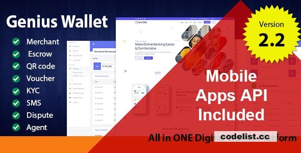 Genius Wallet v2.2 - Advanced Wallet CMS with Payment Gateway API - nulled » Premium Scripts, Plugins & Mobile