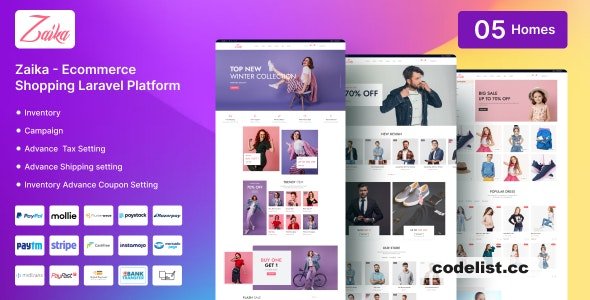 Zaika eCommerce CMS v2.0.6 - Laravel eCommerce Shopping Platform - nulled » Premium Scripts, Plugins & Mobile