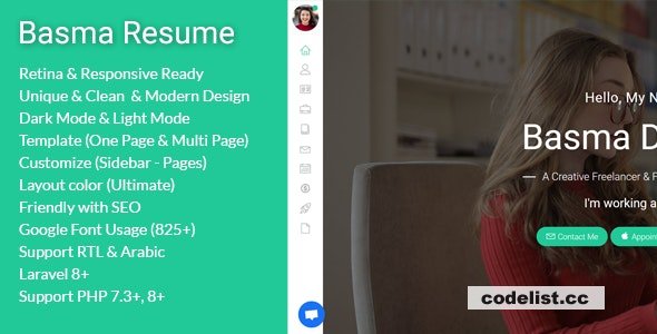 Basma v1.5 - Resume / CV CMS &raquo; Premium Scripts, Plugins &amp; Mobile