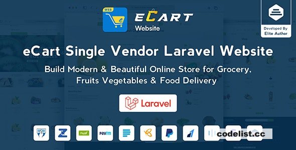 eCart Web v5.0.1 - eCommerce Store Website with Laravel » Premium Scripts, Plugins & Mobile