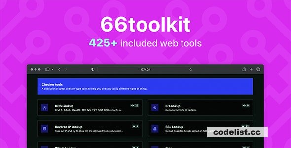 66toolkit v16.0.0 - Ultimate Web Tools System (SAAS) - nulled » Premium Scripts, Plugins & Mobile