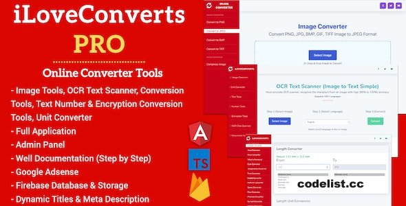 All in One iLoveConverts PRO - Online Converter Tools Full Production Ready App with Admin Panel - 7 January 2023 &raquo; Premium Scripts, Plugins &amp; Mobile