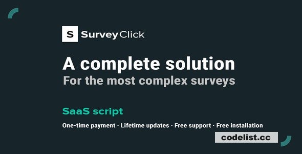 SurveyClick v1.0.1 - SaaS Survey Builder &raquo; Premium Scripts, Plugins &amp; Mobile