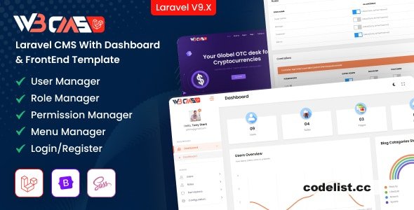 W3CMS-Laravel v1.2 - Content Management System » Premium Scripts, Plugins & Mobile