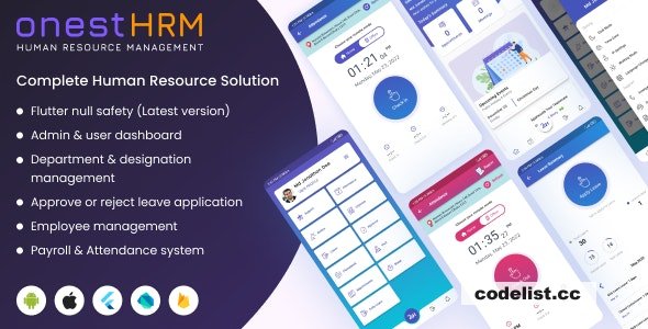 Onest HRM - Human Resource Management System App and Website - 24 january 2023 » Premium Scripts, Plugins & Mobile
