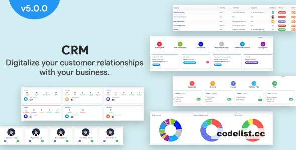 CRM v5.0.0 - Laravel CRM with Project Management, Tasks, Leads, Invoices, Estimates and Goals » Premium Scripts, Plugins & Mobile