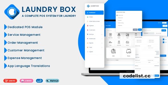 Laundry Box v1.2.0 - POS and Order Management System » Premium Scripts, Plugins & Mobile