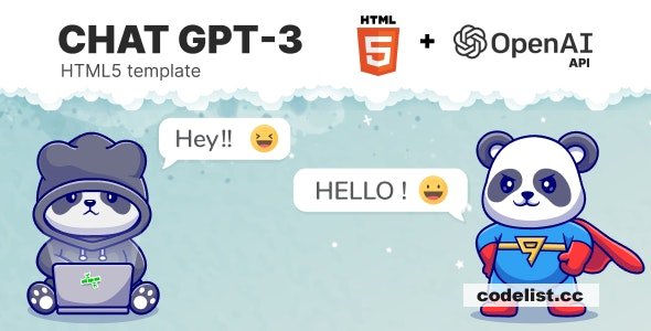 Chat GPT-3 OpenAI HTML 5 v1.1 » Premium Scripts, Plugins & Mobile
