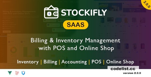 Stockifly SAAS v2.0.0 - Billing & Inventory Management with POS and Online Shop » Premium Scripts, Plugins & Mobile