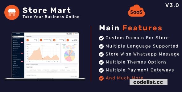 StoreMart SaaS v3.0 - Online Product Selling SaaS Business Website Builder - nulled &raquo; Premium Scripts, Plugins &amp; Mobile