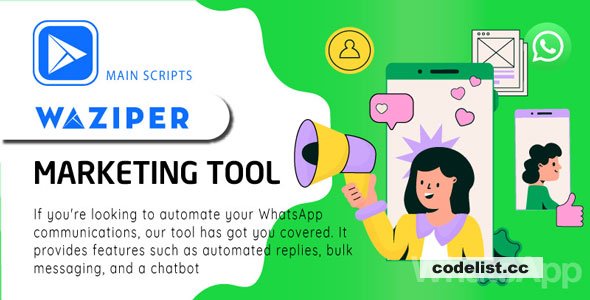 Waziper v5.0.3 - Whatsapp Marketing Tool - nulled » Premium Scripts, Plugins & Mobile