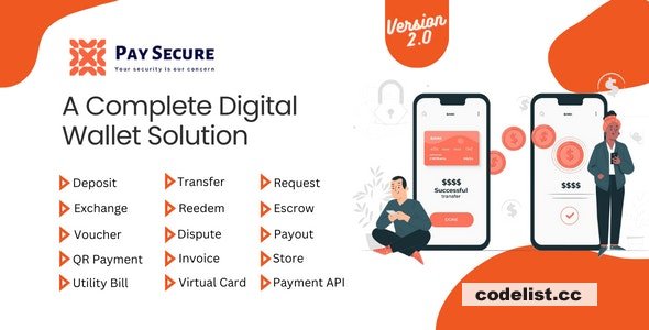 Pay Secure v2.0 - A Complete Digital Wallet Solution - nulled &raquo; Premium Scripts, Plugins &amp; Mobile