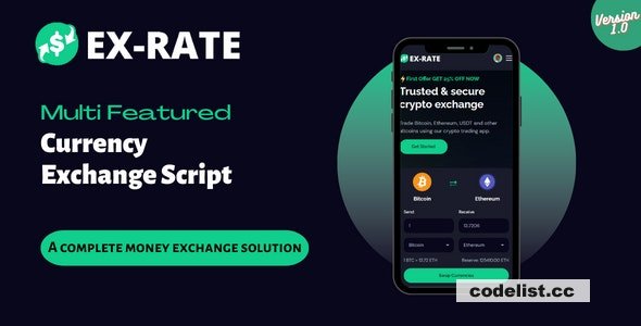 EX-RATE v1.0 - A Complete Money Exchange Solution - nulled » Premium Scripts, Plugins & Mobile