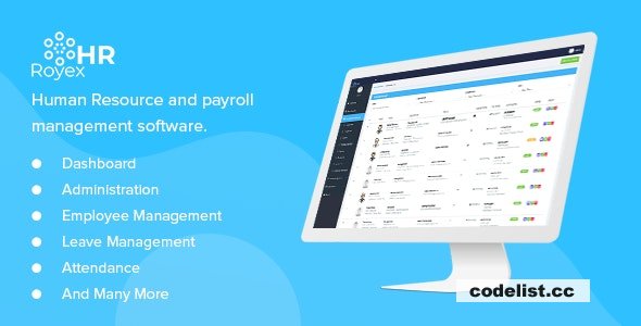 Royex - HR and Payroll Management Software - 23 march 2023 » Premium Scripts, Plugins & Mobile
