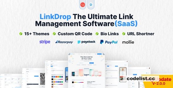 Linkdrop v2.3.0 - SaaS Link Management Tool » Premium Scripts, Plugins & Mobile