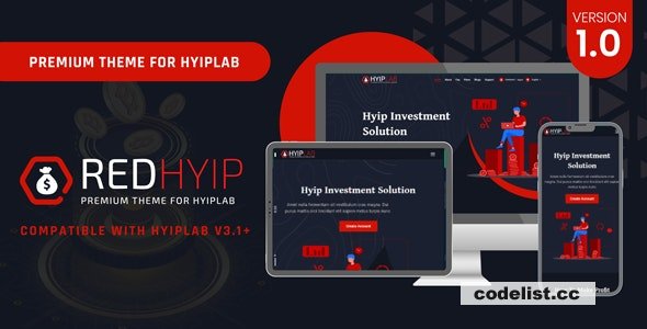 RedHyip v1.0 - Premium Theme For HYIPLAB » Premium Scripts, Plugins & Mobile