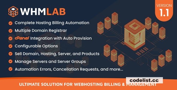 WHMLab v2.1 - Ultimate Solution For WebHosting Billing And Management - nulled » Premium Scripts, Plugins & Mobile