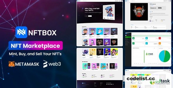 NFTBOX v1.3 - NFT Marketplace Script - nulled » Premium Scripts, Plugins & Mobile