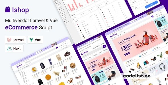 Ishop v5.0.4 - Multivendor Laravel & Vue eCommerce CMS - nulled » Premium Scripts, Plugins & Mobile