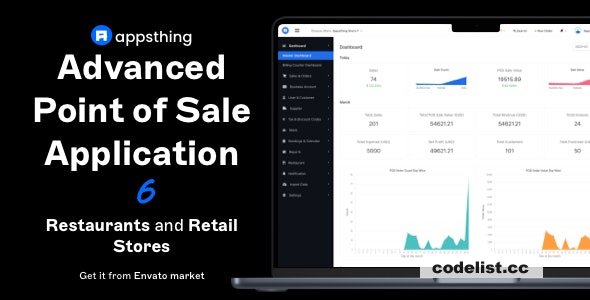 Appsthing POS v6.0 - Multi Store Restaurant &amp; Retail Point of Sale, Billing &amp; Stock Manager Application - nulled &raquo; Premium Scripts, Plugins &amp; Mobile