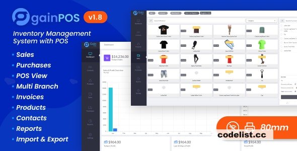 Gain POS v1.8 - Inventory and Sales Management System - nulled &raquo; Premium Scripts, Plugins &amp; Mobile