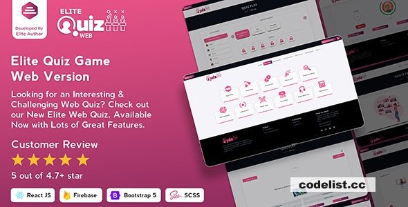Elite Quiz v2.0.3 - Trivia Quiz | Quiz Game - Web Version - nulled » Premium Scripts, Plugins & Mobile
