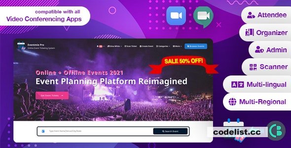 Eventmie Pro v1.8 - Online-Offline Event & Classes Ticket Selling & Management Multi-vendor Platform - nulled » Premium Scripts, Plugins & Mobile