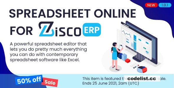 Spreadsheet online for ZiscorERP v1.0.1 » Premium Scripts, Plugins & Mobile