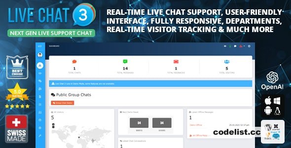 Live Support Chat v5.1.3 - Live Chat 3 - nulled &raquo; Premium Scripts, Plugins &amp; Mobile