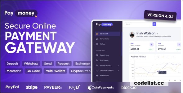 PayMoney v4.1.1 - Secure Online Payment Gateway - nulled » Premium Scripts, Plugins & Mobile