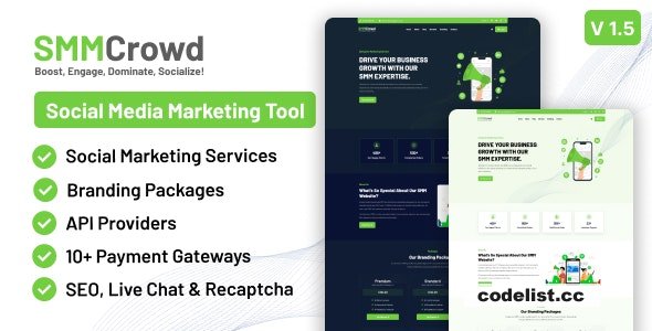 SMMCrowd v1.5 - Marketplace of SMM Services » Premium Scripts, Plugins & Mobile