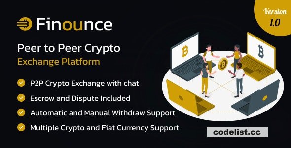 Finounce v1.1 - An Advance Peer to Peer Crypto Exchange Platform » Premium Scripts, Plugins & Mobile