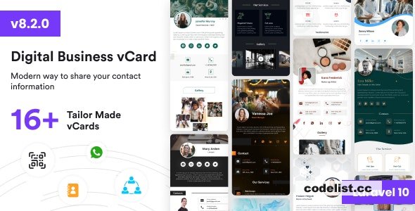VCard SaaS v8.2.0 - Digital Business Card Builder SaaS - Laravel VCard Saas » Premium Scripts, Plugins & Mobile