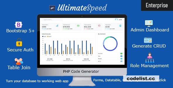 UltimateSpeed PHP Code Generator Enterprise v5.8 » Premium Scripts, Plugins & Mobile
