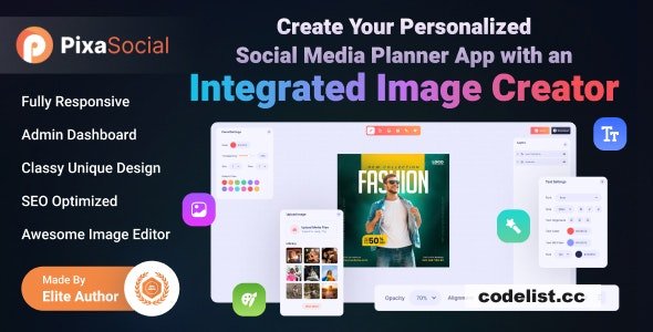PixaSocial v1.0.0 - Simplify Social Media Scheduling with PixaSocial - Your Ultimate Planner App &raquo; Premium Scripts, Plugins &amp; Mobile