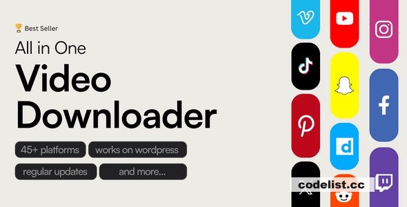 All in One Video Downloader Script v2.14.1 - nulled » Premium Scripts, Plugins & Mobile