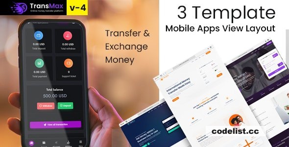 TRANS MAX v5.0 - Online Money Transfer Platform - nulled » Premium Scripts, Plugins & Mobile