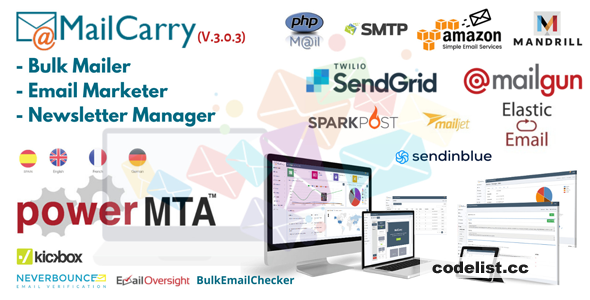 MailCarry v3.0.3 - Email Marketing Software » Premium Scripts, Plugins & Mobile