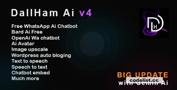 DallHam v3.9 - Gemini Ai, WhatsApp Chatbot, Avatar Maker SAAS System » Premium Scripts, Plugins & Mobile