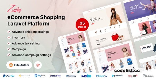 Zaika eCommerce CMS v2.1.0 - Laravel eCommerce Shopping Platform &raquo; Premium Scripts, Plugins &amp; Mobile