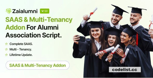 Zaialumni v1.1 - Alumni Association SAAS With Multi-Tenancy Addon » Premium Scripts, Plugins & Mobile